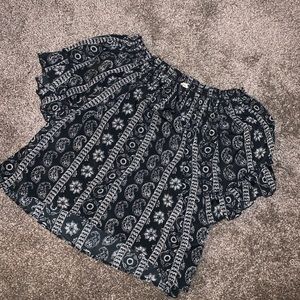 Hollister over the shoulder top